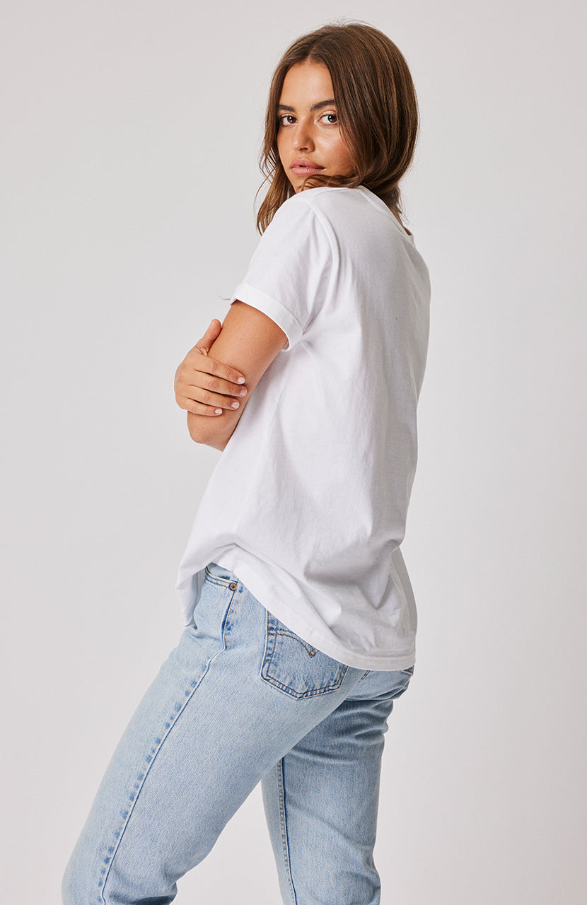 Marlo Tee - White/Merlot