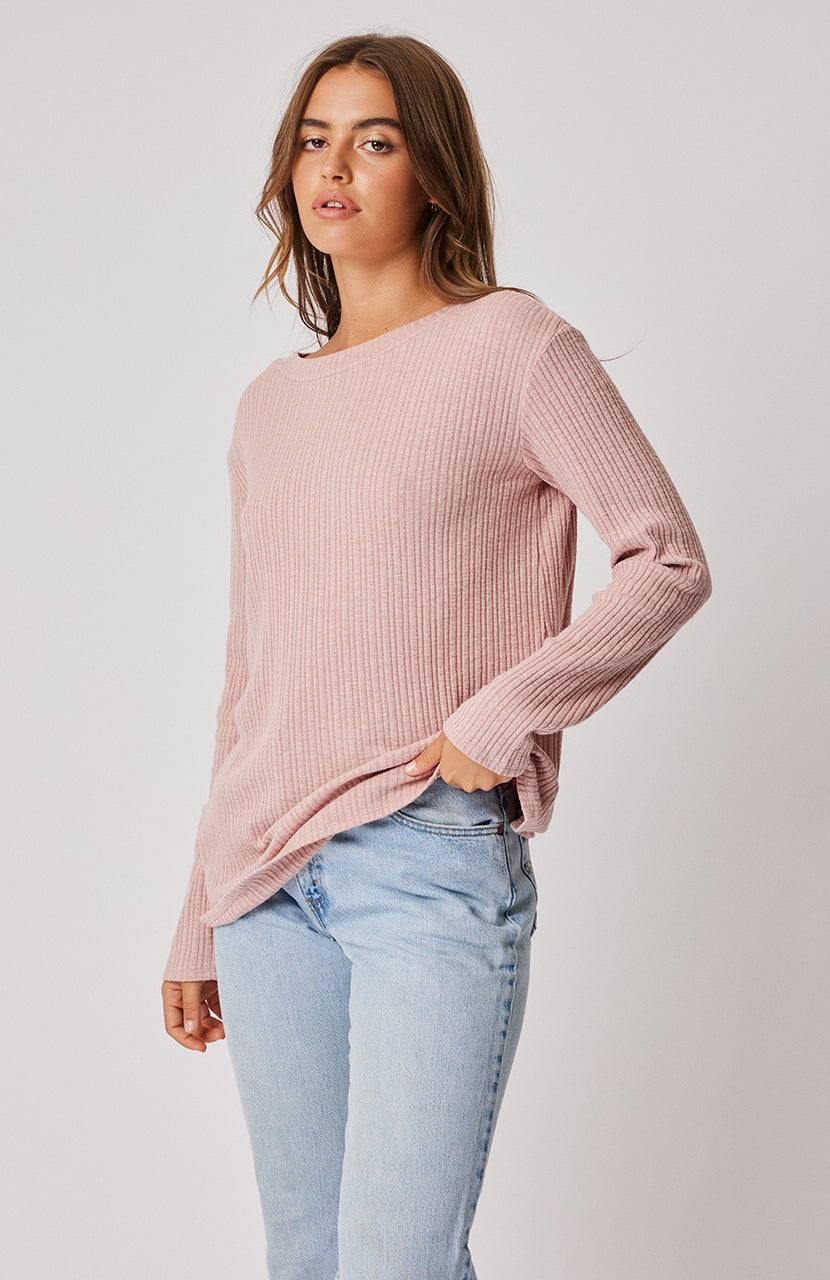 Lola Long Sleeve Top - Musk Knit