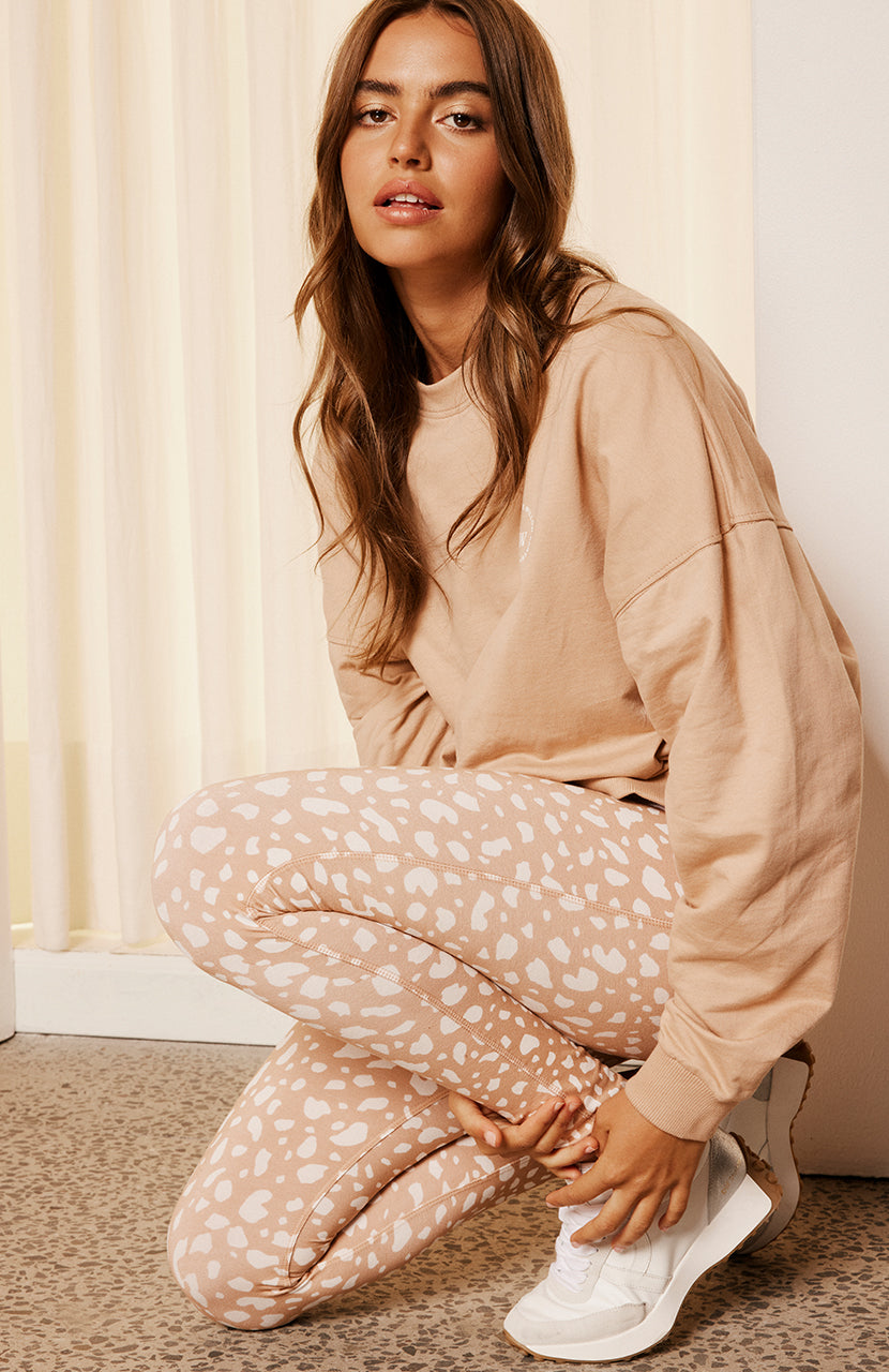 Pixie Legging - Maple Leopard