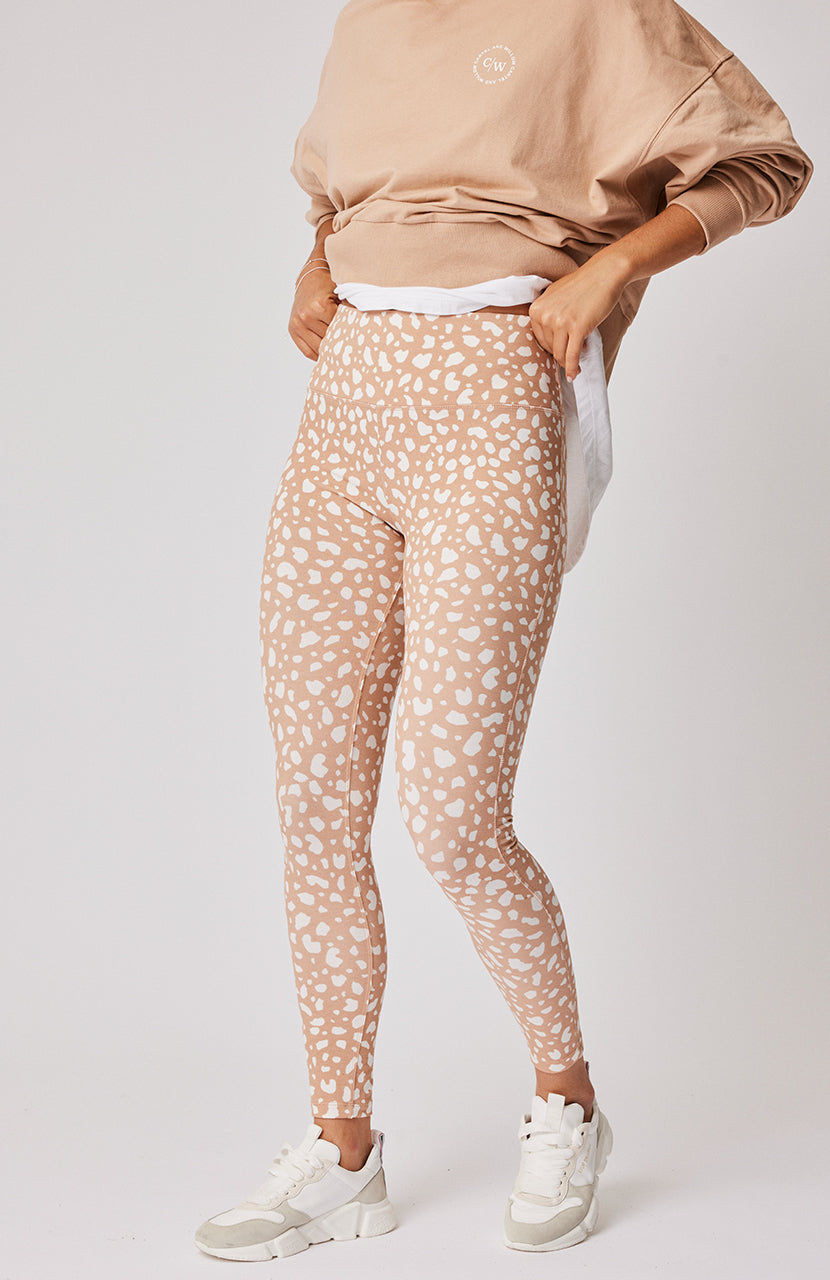 Pixie Legging - Maple Leopard