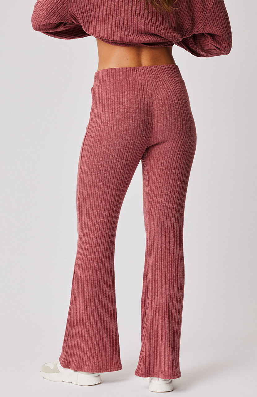 Demi Knit Pant - Berry Knit