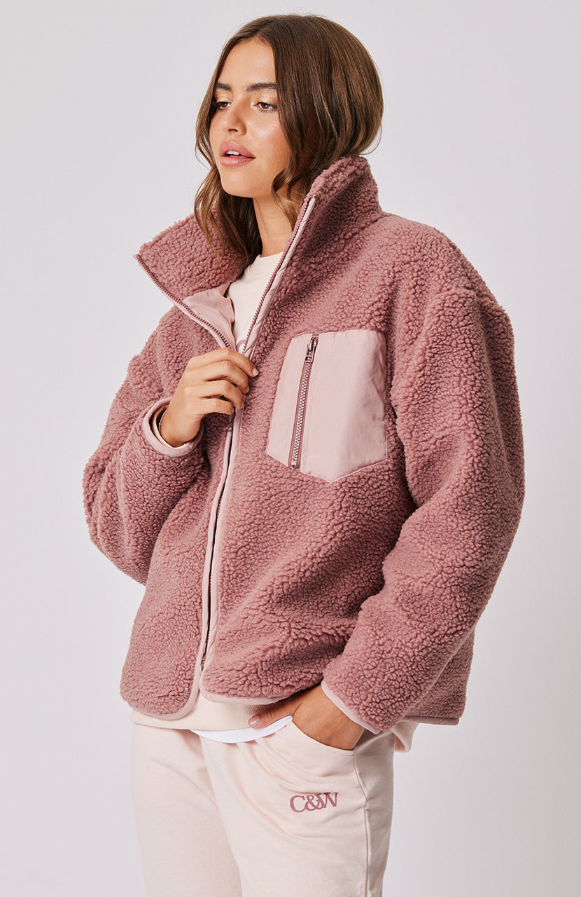 Remi Zip Up - Berry