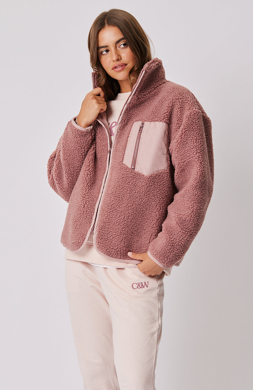 Remi Zip Up - Berry