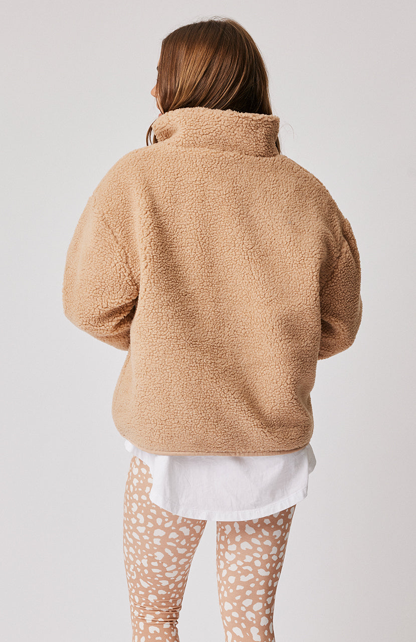 Remi Zip Up - Camel