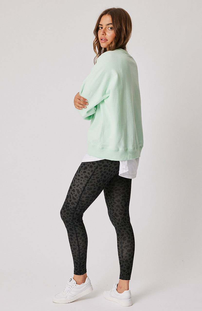 Pixie Legging - Charcoal Leopard