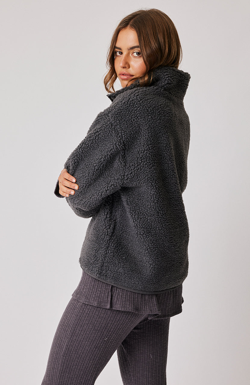 Remi Zip Up - Charcoal