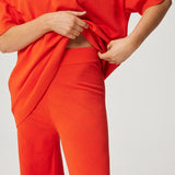 Molly Knit Pant - Sangria Knit