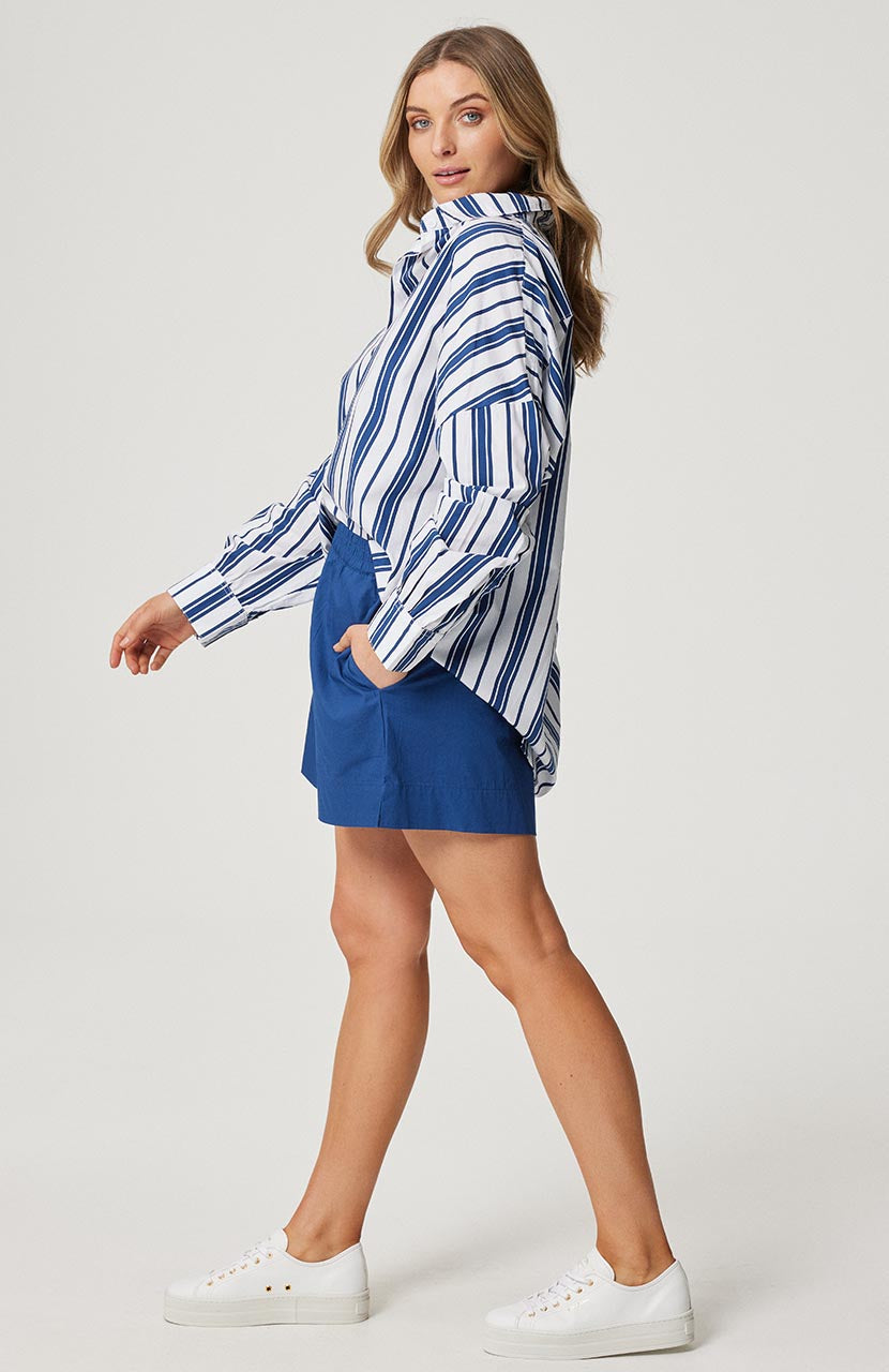 Tammy Shirt - French Navy Stripe