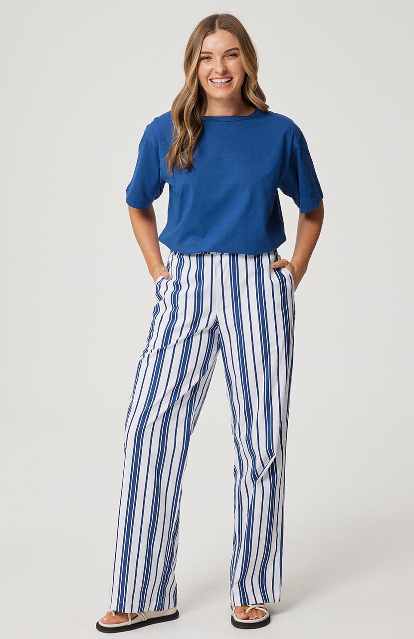 Lucy Trouser - French Navy Stripe