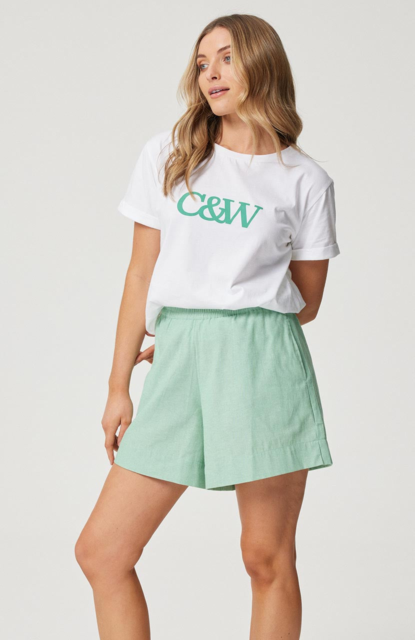 Paris Short - Yarn Dyed Jade