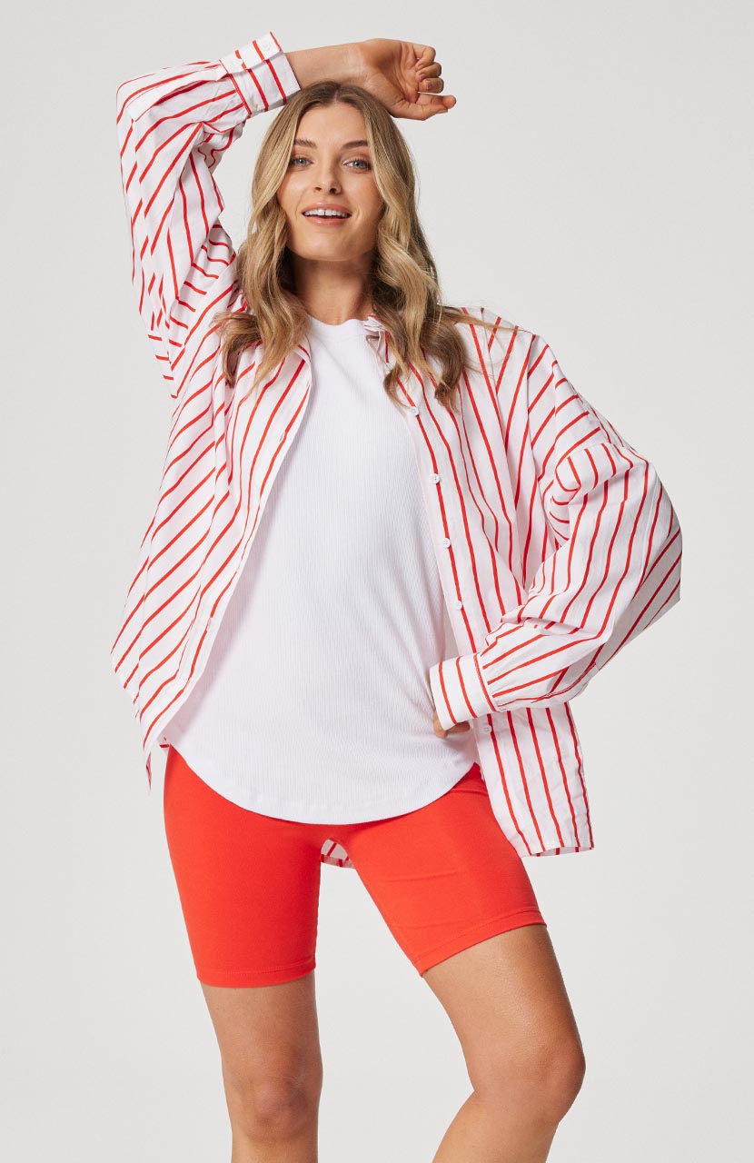 Tia Bike Short - Campari
