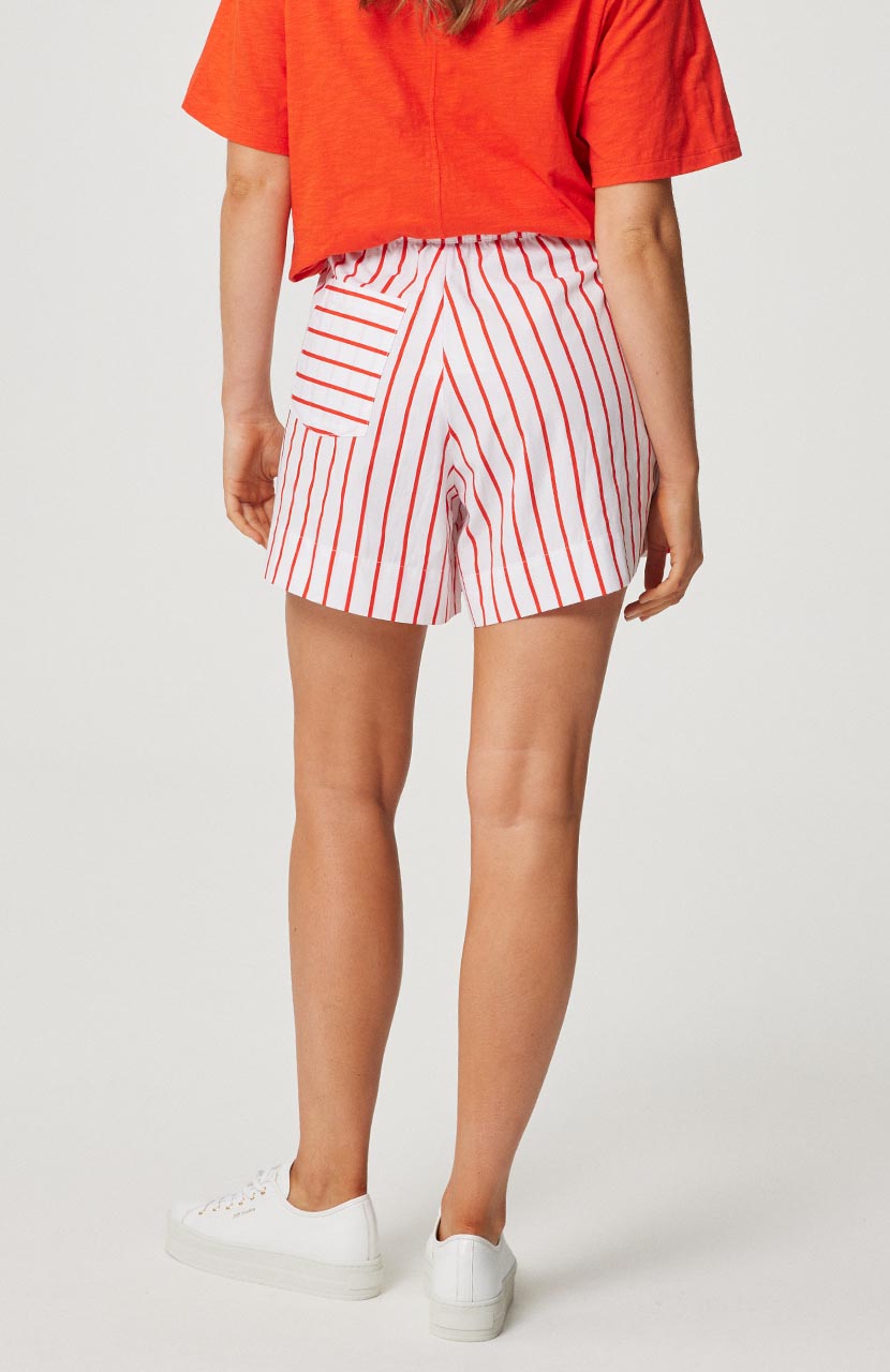 Paris Short - Campari Stripe