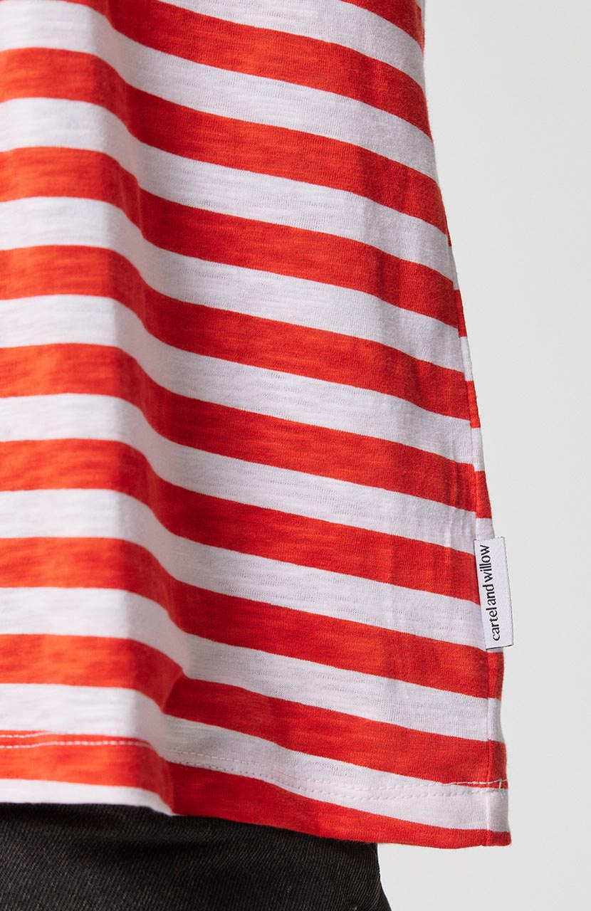 Marlie Tee - Campari Stripe
