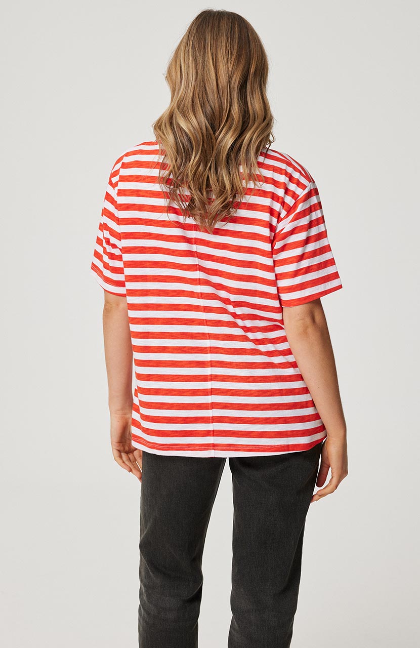 Marlie Tee - Campari Stripe