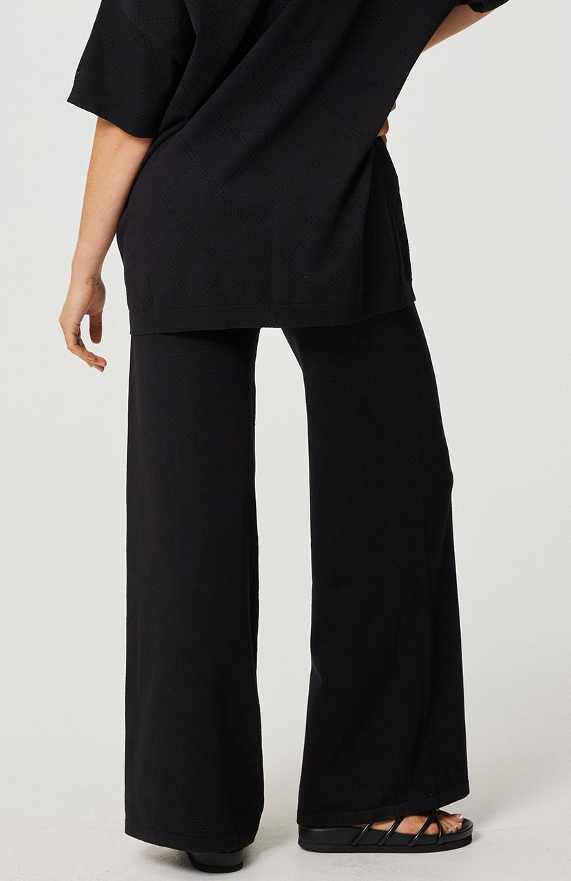 Molly Knit Pant - Black Knit