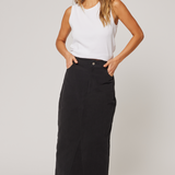 Abbie Skirt - Washed Black