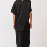 Amelia Top - Black Satin