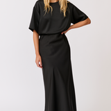 Amelia Top - Black Satin