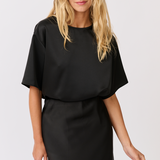 Amelia Top - Black Satin