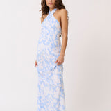 Sabrina Halter Dress - Floral Mist