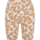 Tia Bike Short - Toffee Leopard