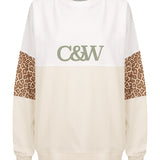 Peta Sweater - Vanilla / Hazel Leopard