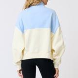 Darcy 1/4 Zip Sweater - Ice Blue