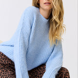 Lorenza Knit Sweater - Ice Blue