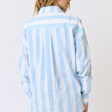 Adalyn Shirt - Ice Blue Stripe