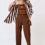 Adalyn Shirt - Coco Stripe