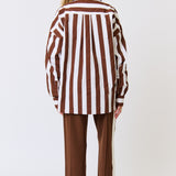 Adalyn Shirt - Coco Stripe
