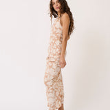Cecilia Slip Dress - Floral Sand