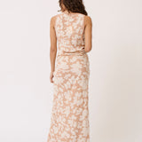 Cecilia Slip Dress - Floral Sand