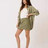Tammy Shirt - Palm Stripe