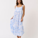 Aria Midi Dress - Floral Mist