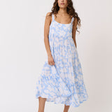 Aria Midi Dress - Floral Mist