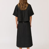 Astrid Skirt - Black Denim