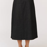 Astrid Skirt - Black Denim
