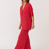 Molly Knit Pant - Cherry Knit