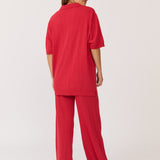 Lara Knit Top - Cherry Knit