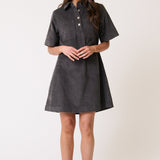 Quinn Dress - Charcoal