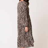 Cali Dress - Neutral Leopard