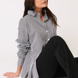 Adalyn Shirt - Black Stripe