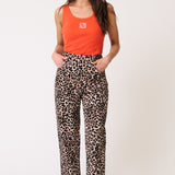 Samara Pants - Neutral Leopard