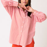 Adalyn Shirt - Mandarin Stripe