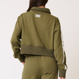 Annie Sweater - Khaki/ White