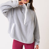 Mattie Pullover - Grey / White