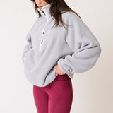 Mattie Pullover - Grey / White
