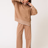 Romy Knit Sweater - Fawn Stripe