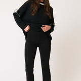 Maeve Knit Sweater - Black